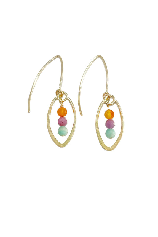 Adelaide Rainbow Gemstone Earrings