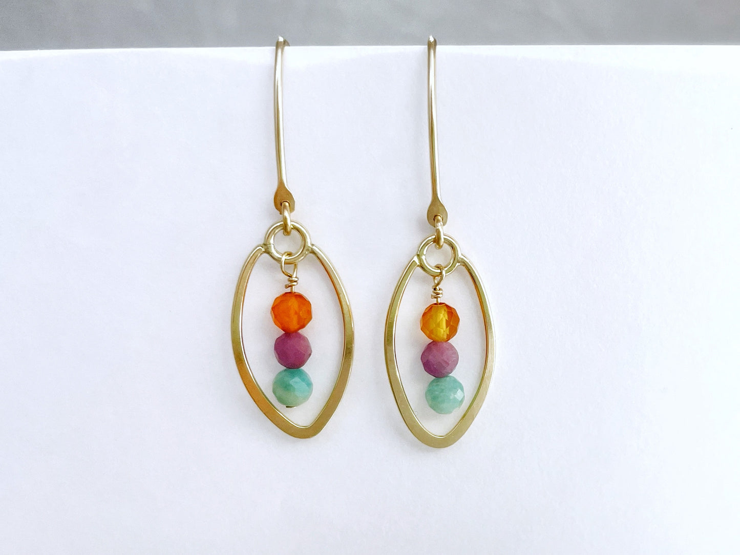 Adelaide Rainbow Gemstone Earrings