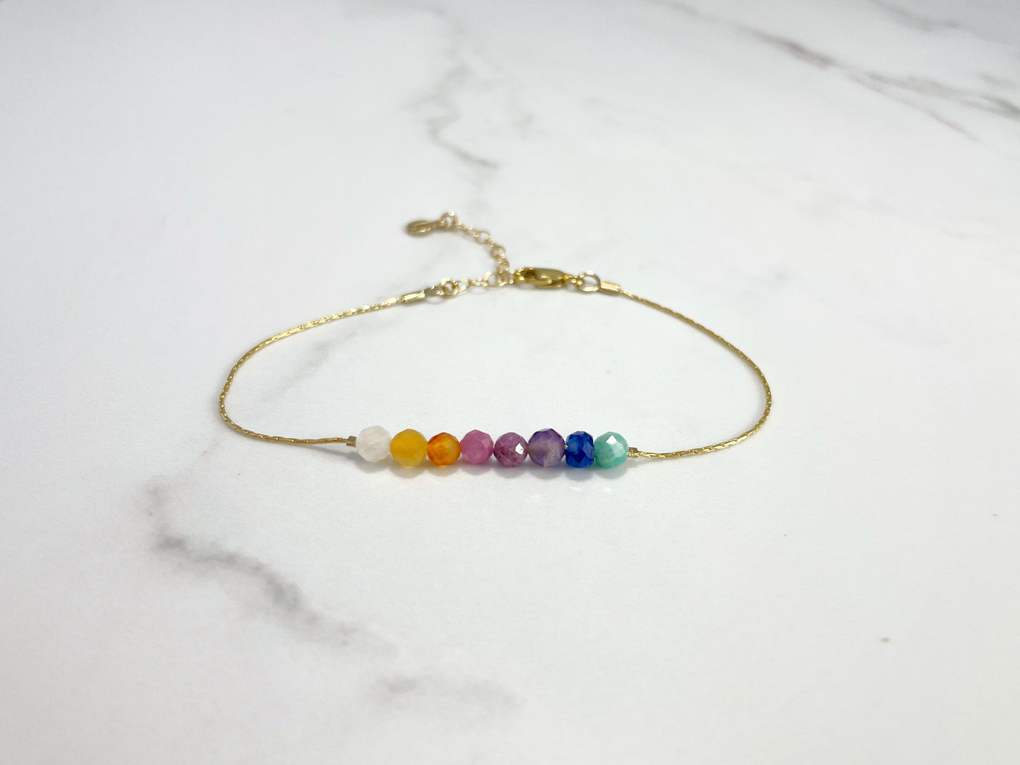 Adelaide Rainbow Gemstone Bracelet