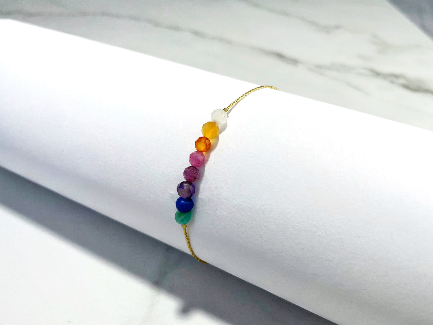 Adelaide Rainbow Gemstone Bracelet