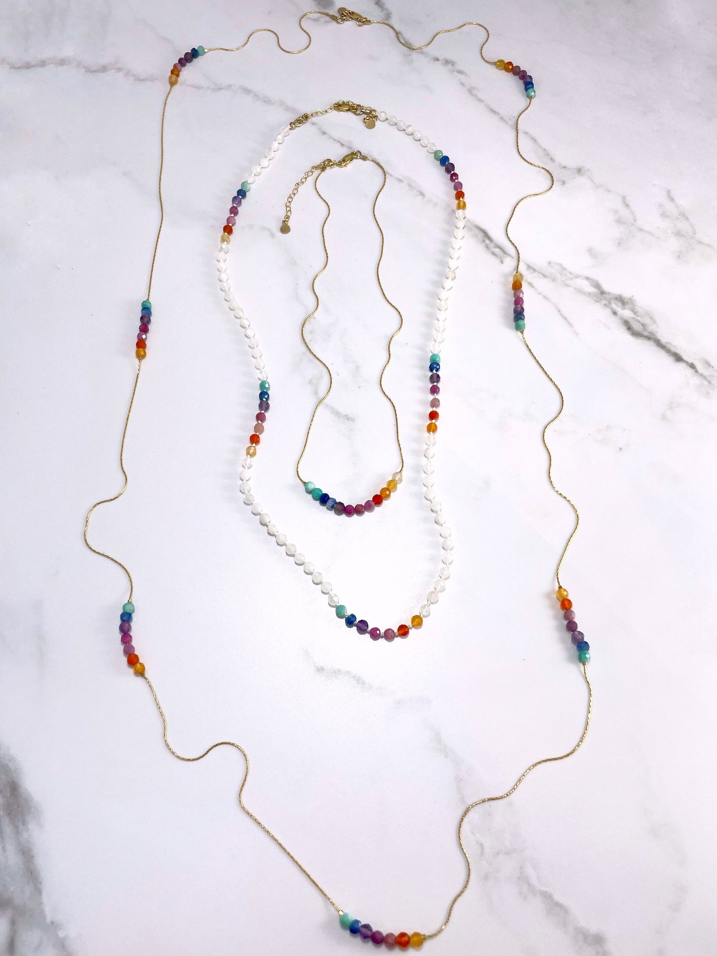 Hillcrest Rainbow Gemstone Necklace