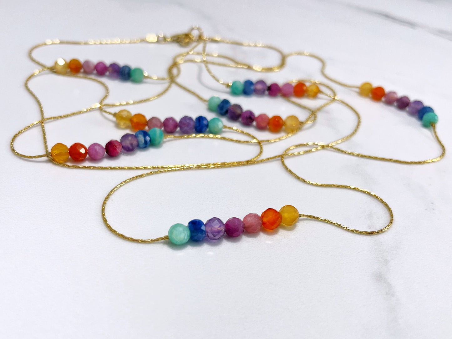 Hillcrest Rainbow Gemstone Necklace