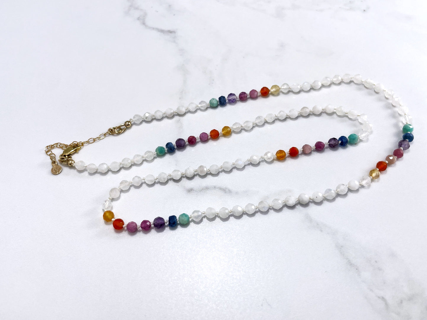 Wellesley Rainbow Gemstone Necklace