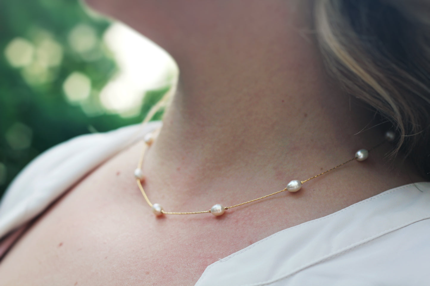 Leucadia Pearl Necklace